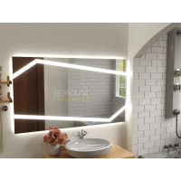 Зеркало для ванной с подсветкой Баколи 120х60 см