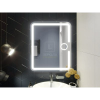 Зеркало для ванной с подсветкой Баролло 80х100 см