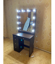 Туалетный гримерный столик с подсветкой лампочками KS-6