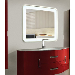 Зеркало в ванную комнату с подсветкой Милан 190х190 см